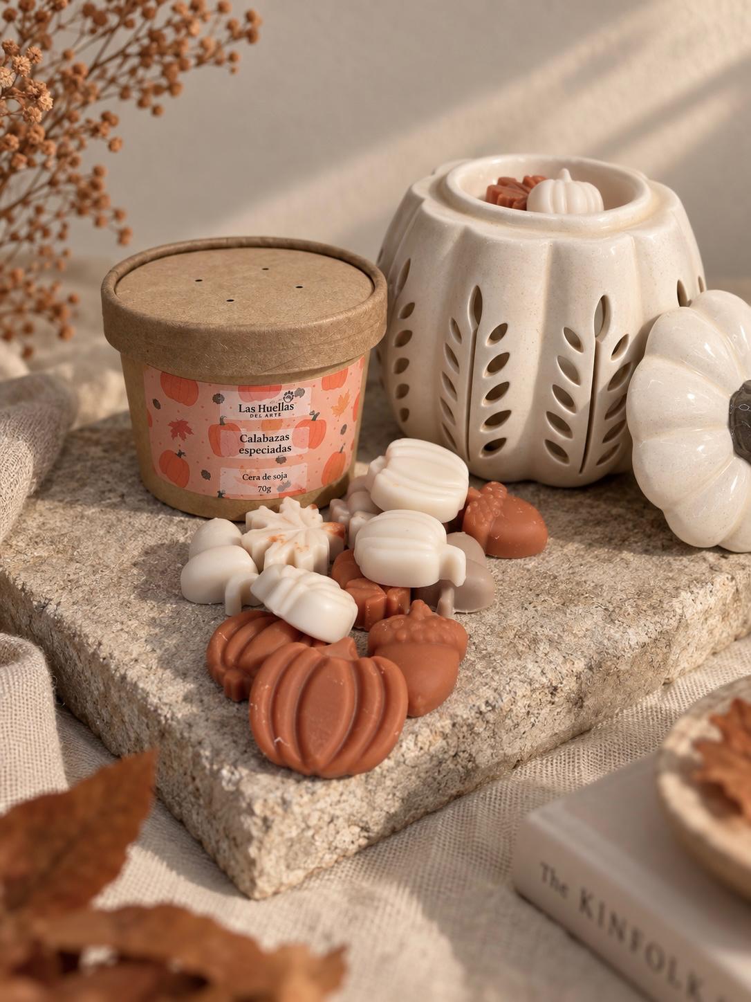 Pack Wax Melts + Quemador Calabaza
