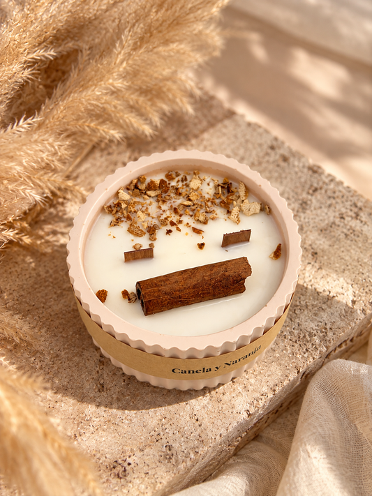 Vela de Canela y Naranja