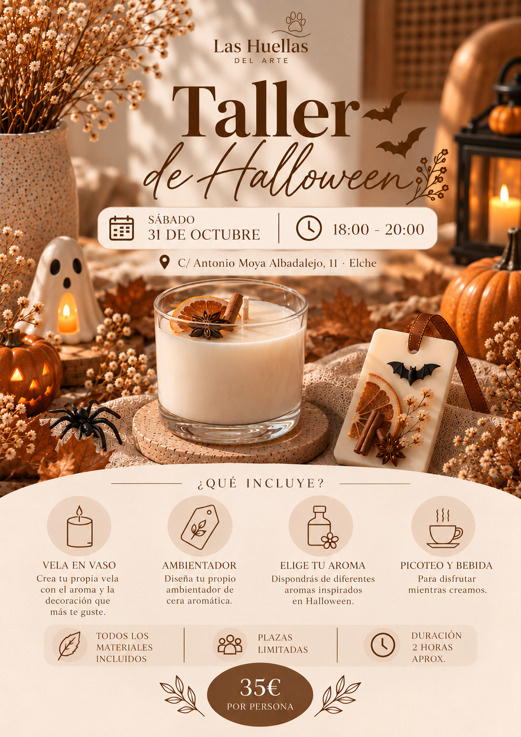 Taller de Halloween · 31 de octubre Tarde