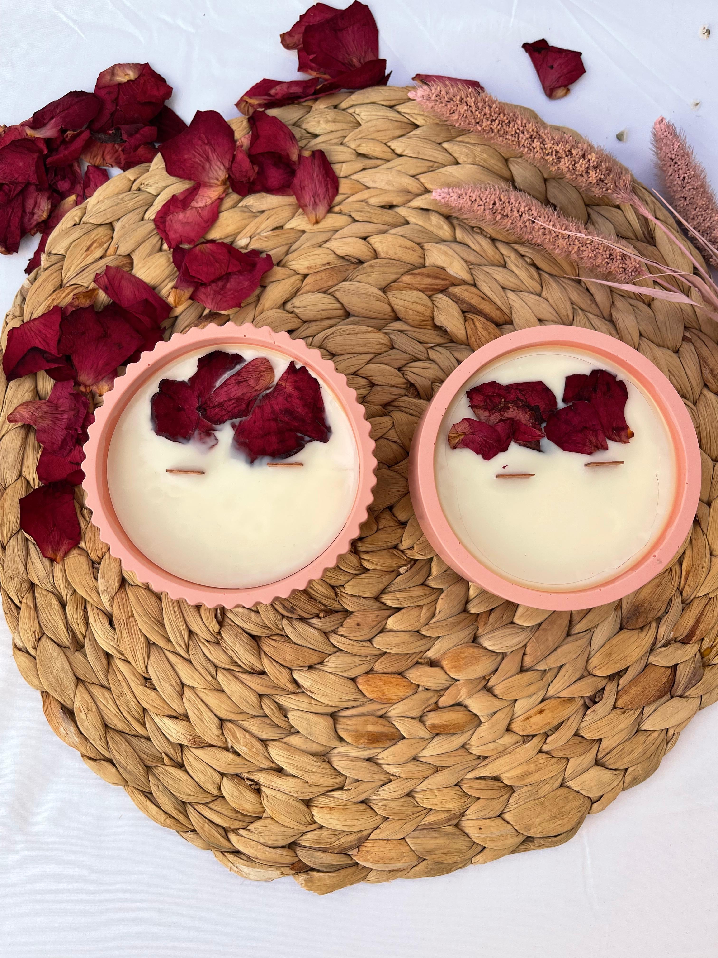 Vela de Fresa y Nata