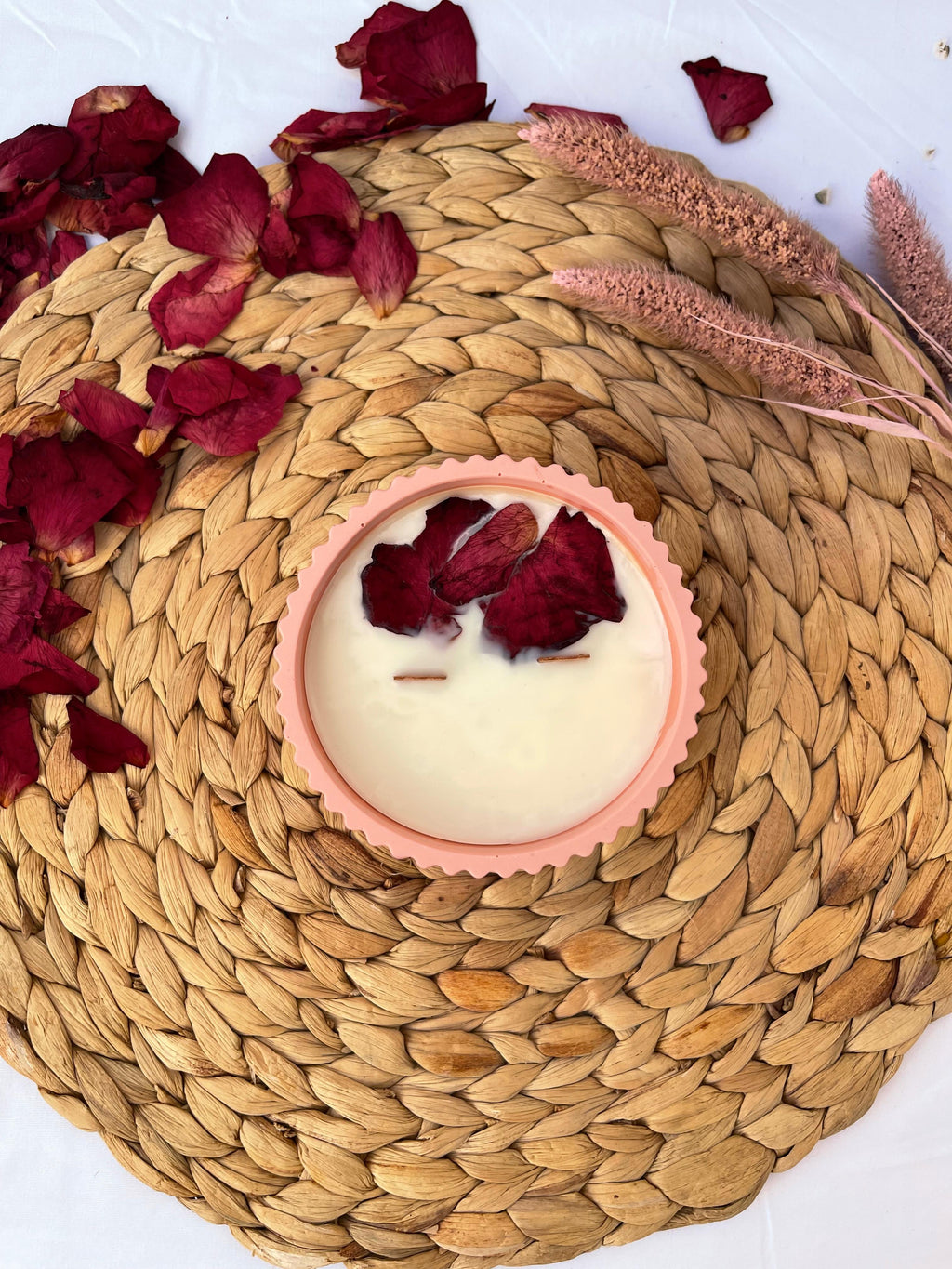 Vela de Fresa y Nata