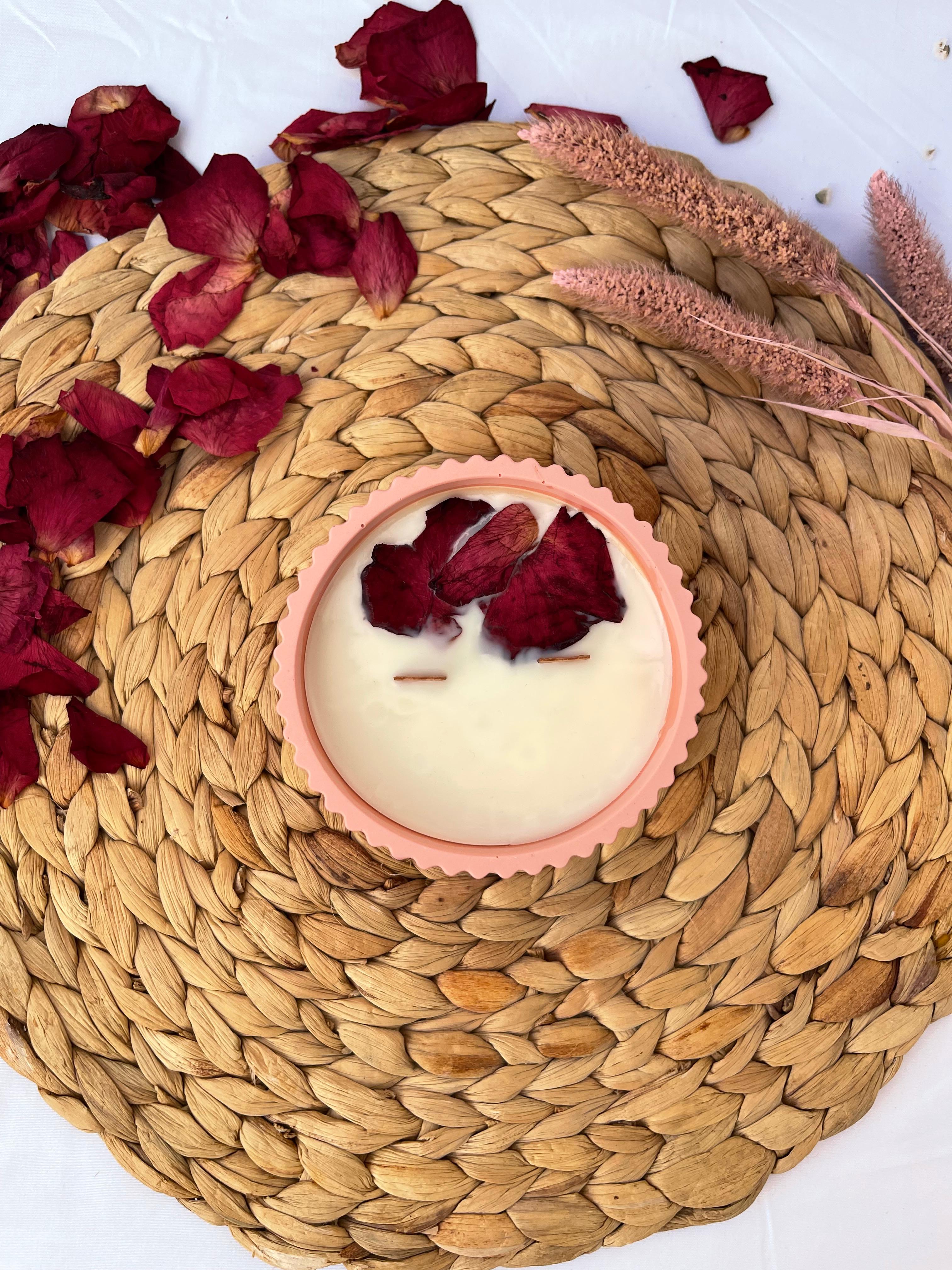 Vela de Fresa y Nata