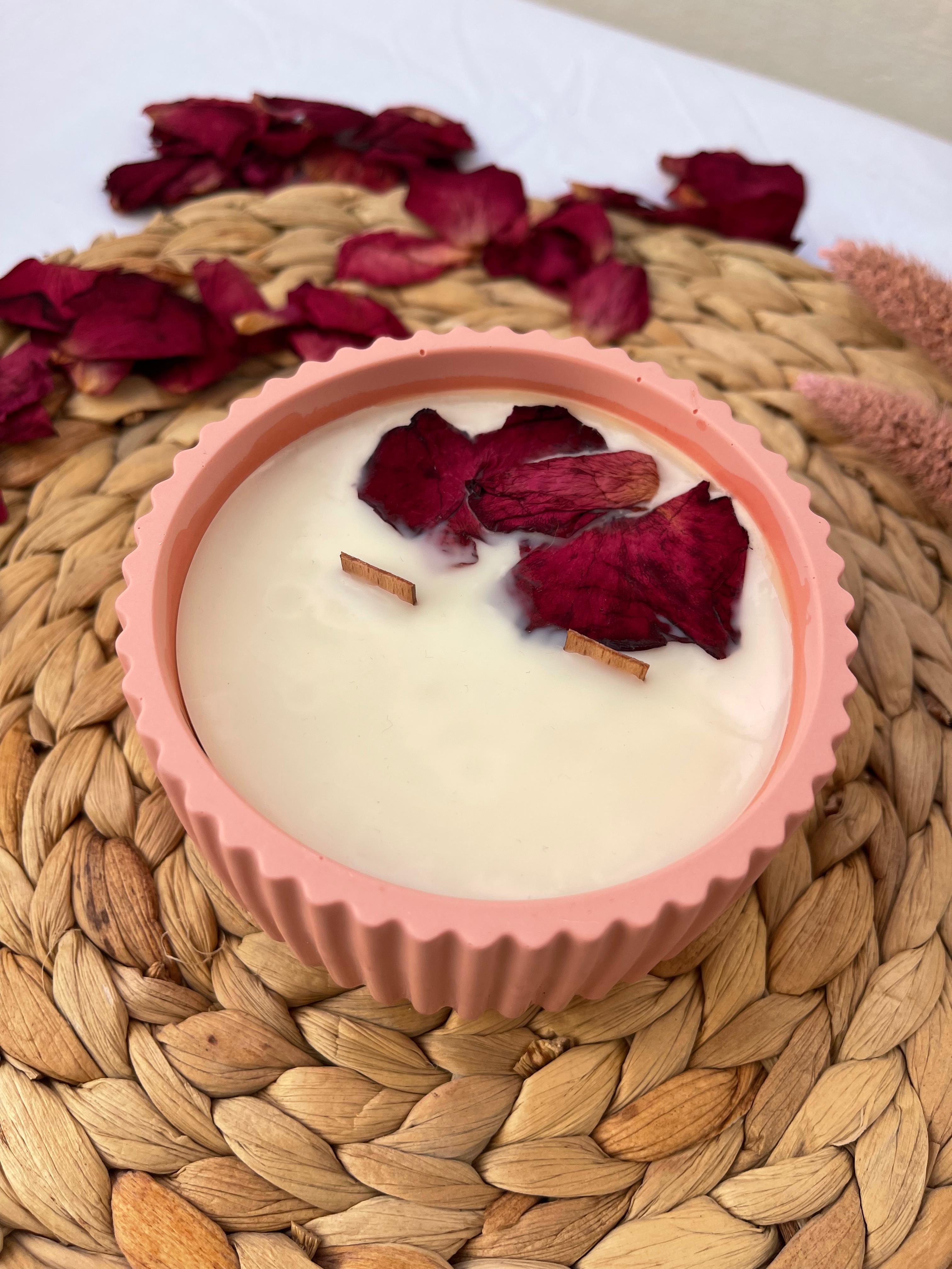 Vela de Fresa y Nata