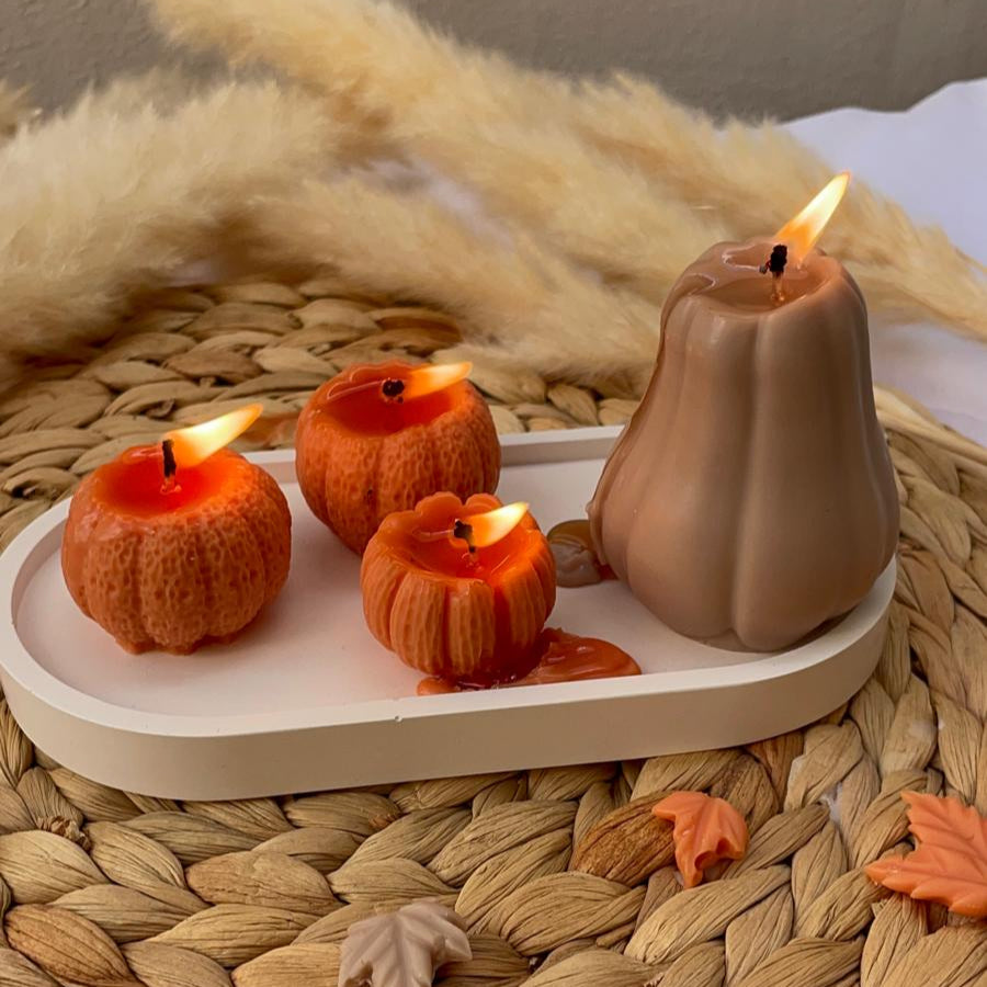 Conjunto de 4 calabazas