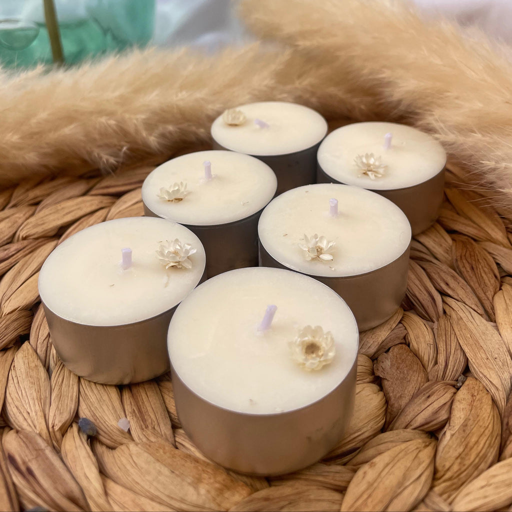 Set de 10 Velas de Té Aromáticas de Soja — Colección de Muestras