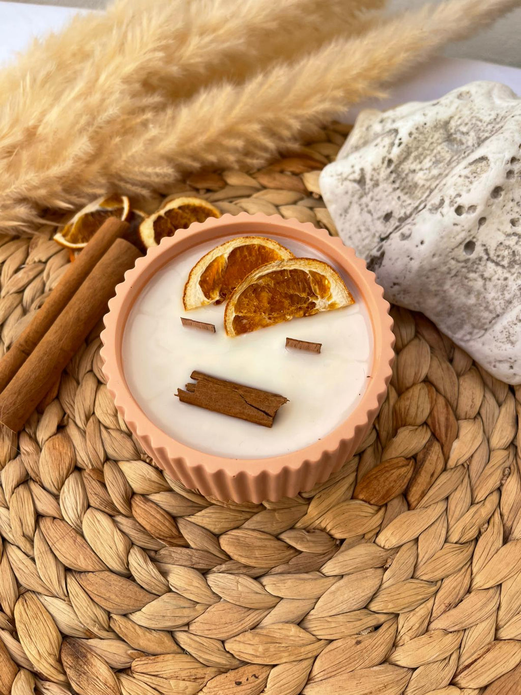 Vela de Canela y Naranja