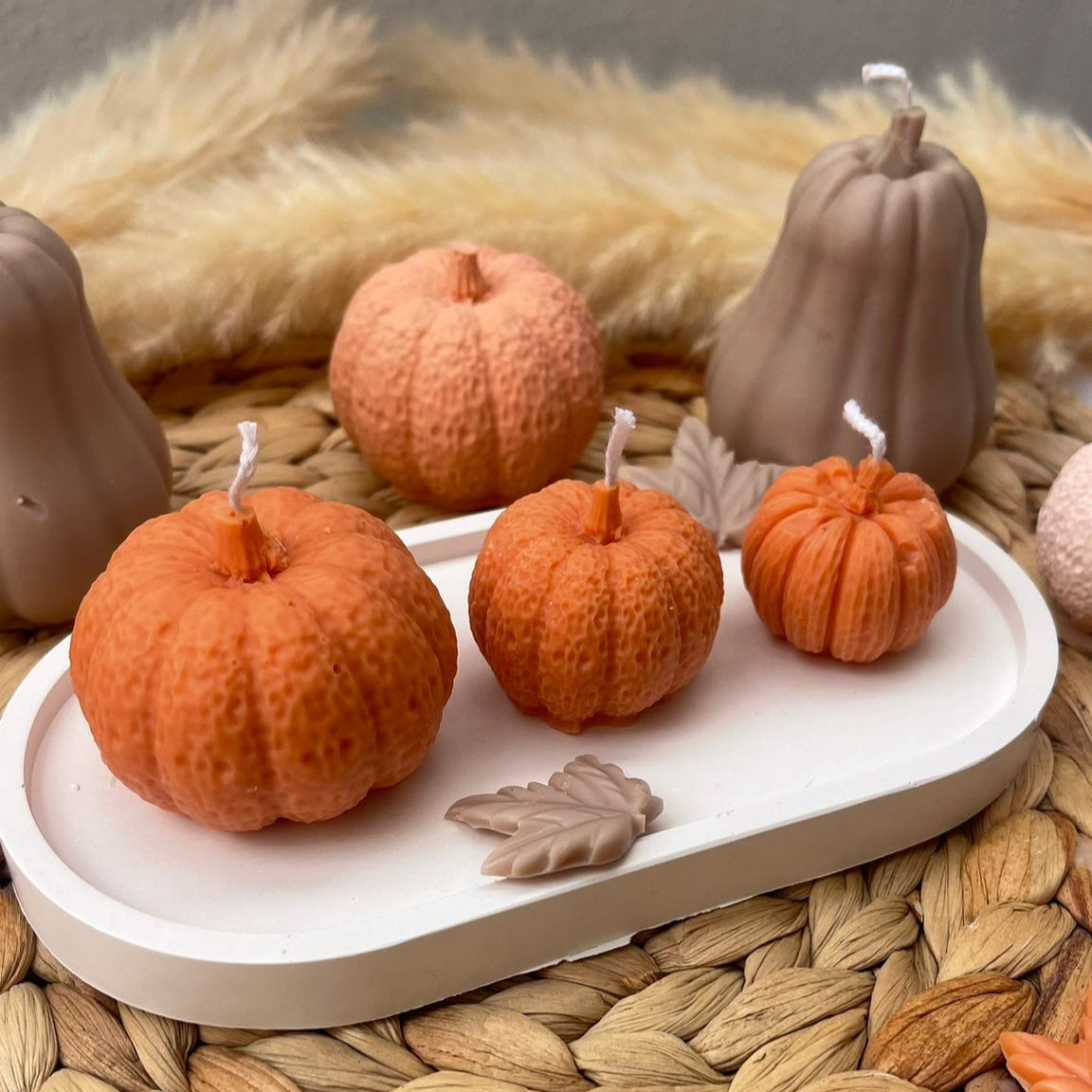 Conjunto de 4 calabazas