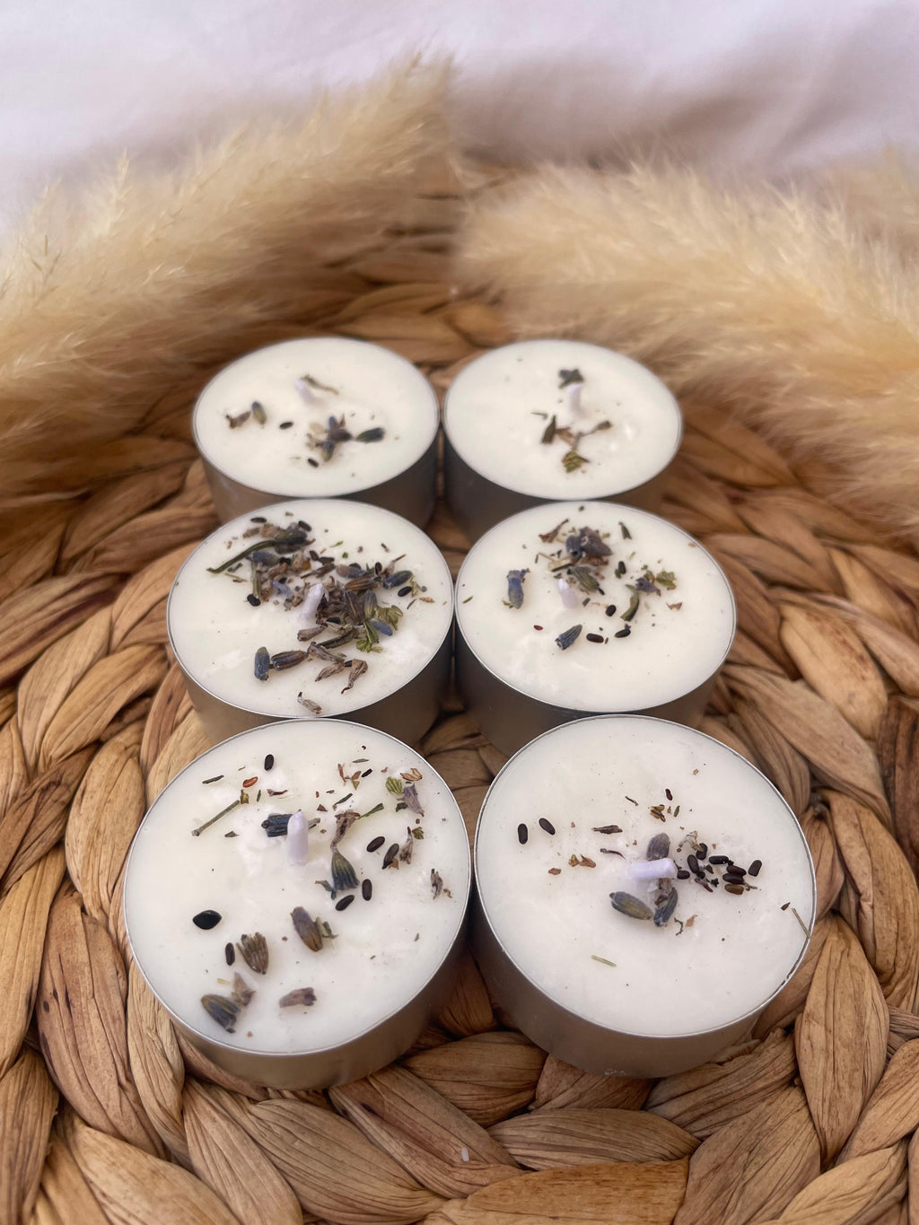 Set de 10 Velas de Té Aromáticas de Soja — Colección de Muestras