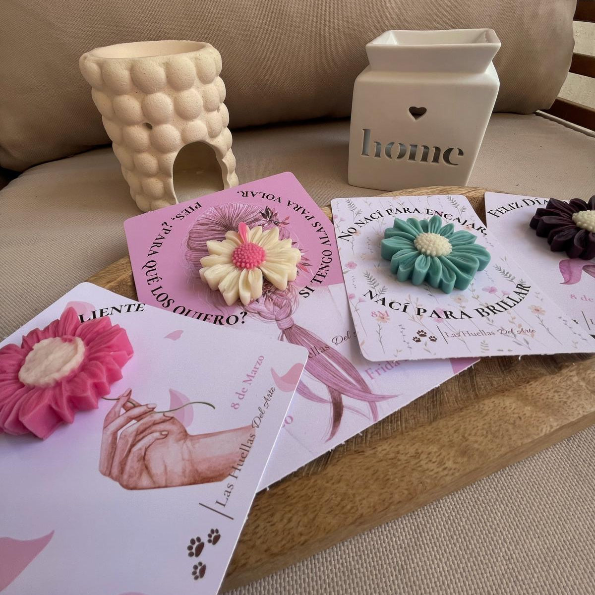 Conjunto Tarjetas Ilustradas + Quemador