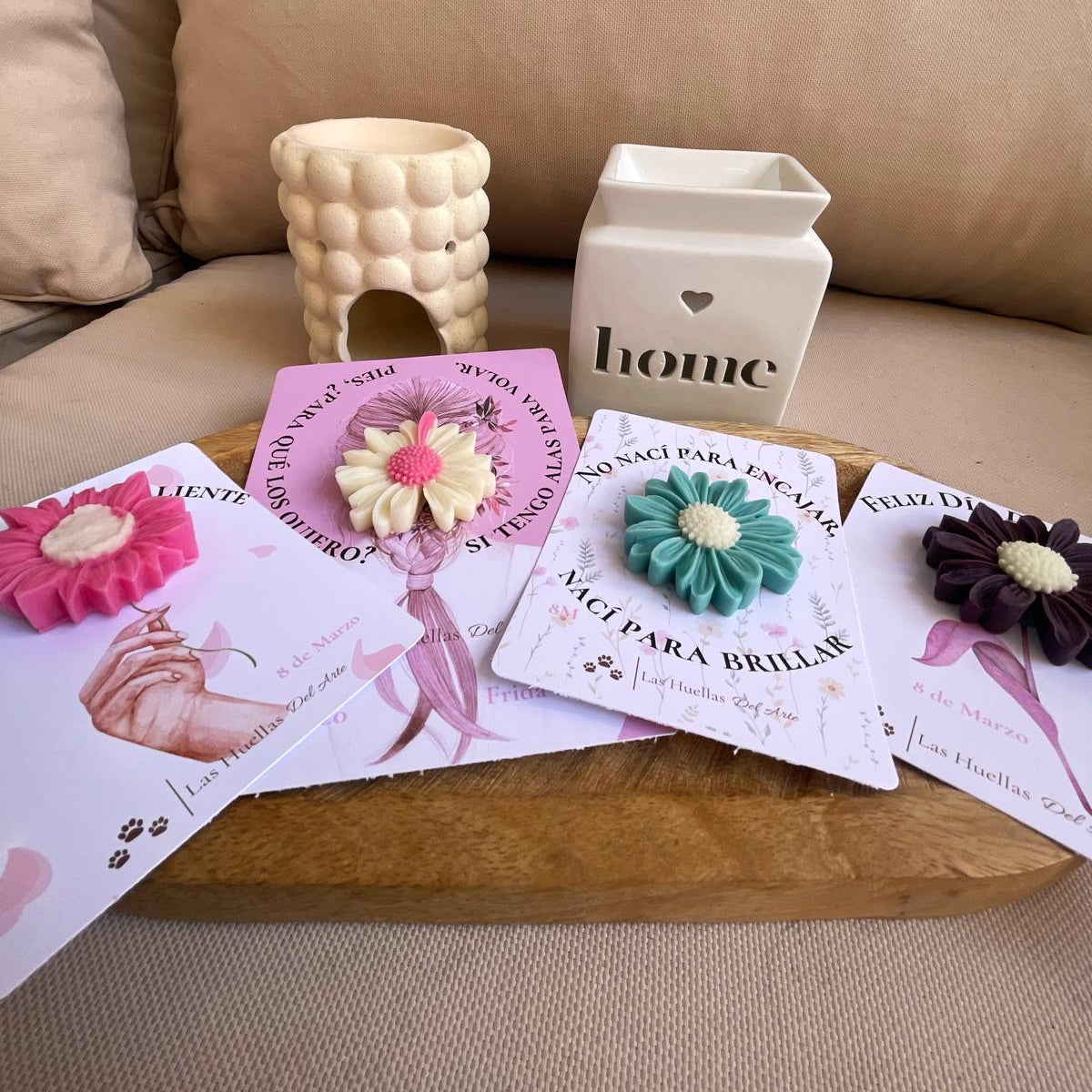 Conjunto Tarjetas Ilustradas + Quemador