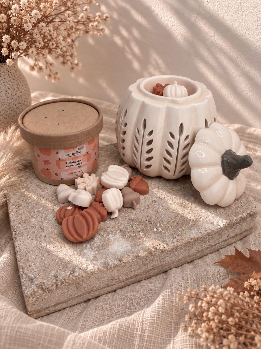 Pack Wax Melts + Quemador Calabaza